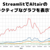 StreamlitでAltairのインタラクティブなグラフを表示する方法